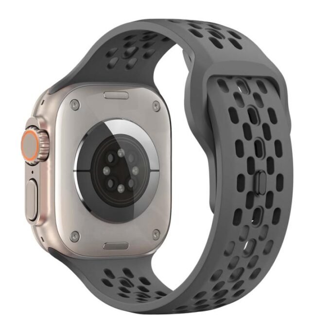 Sporty mesh silikonreim – for Apple Watch - Bilde 20