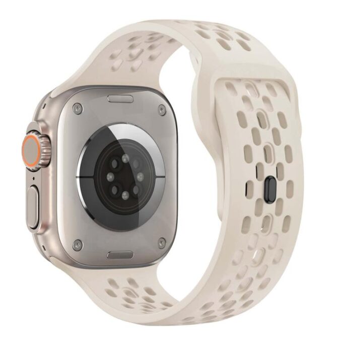 Sporty mesh silikonreim – for Apple Watch - Bilde 22