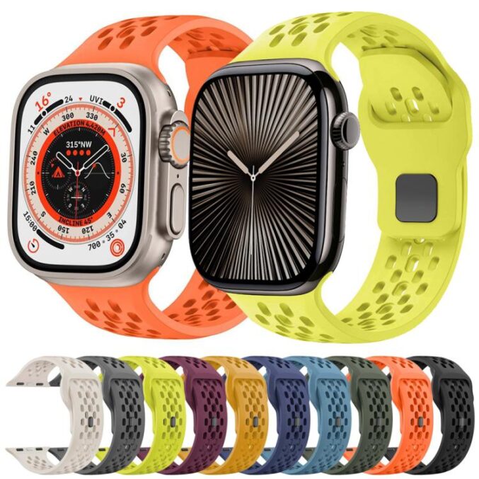 Sporty mesh silikonreim – for Apple Watch