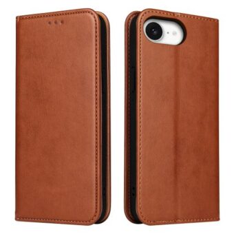 Lommebok etui for iPhone 16e (PU-Lær) - Brun