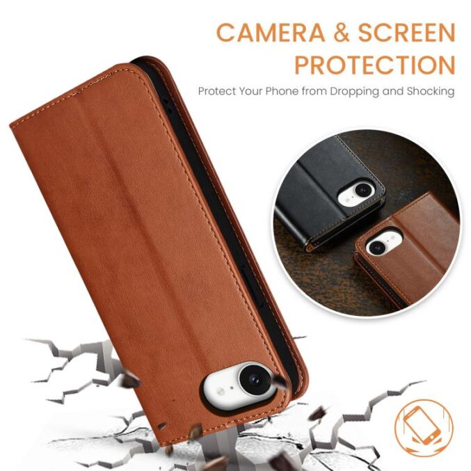 Lommebok etui for iPhone 16e (PU-Lær) - Bilde 6