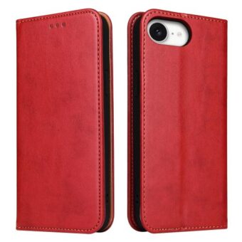 Lommebok etui for iPhone 16e (PU-Lær) - Rød