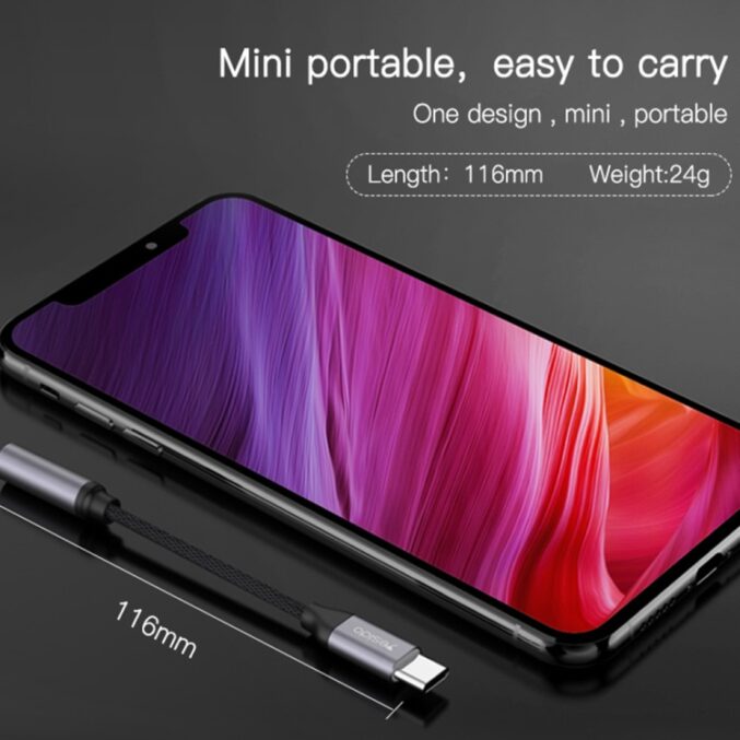 USB-C til 3.5 mm lydadapterkabel (YAU19) - Bilde 3