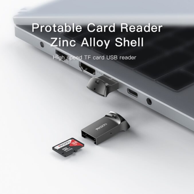 Mini USB-kortleser for TF-kort – OTG-støtte (GS20) - Bilde 13
