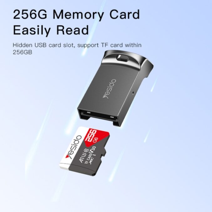 Mini USB-kortleser for TF-kort – OTG-støtte (GS20) - Bilde 12
