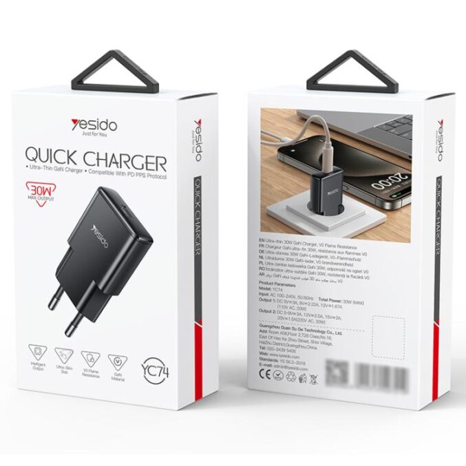 Ultratynn 30W USB-C reiselader - Bilde 2