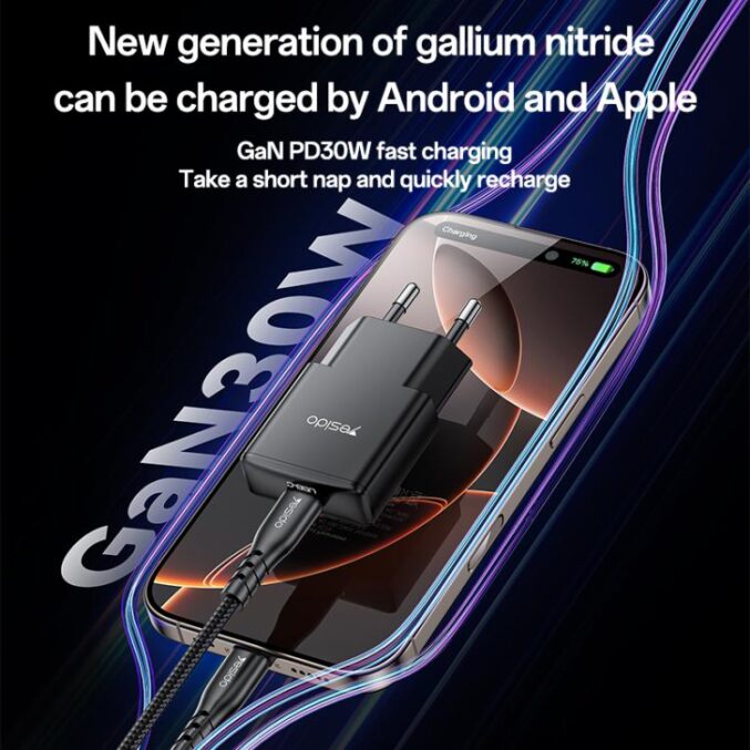 Ultratynn 30W USB-C reiselader - Bilde 5