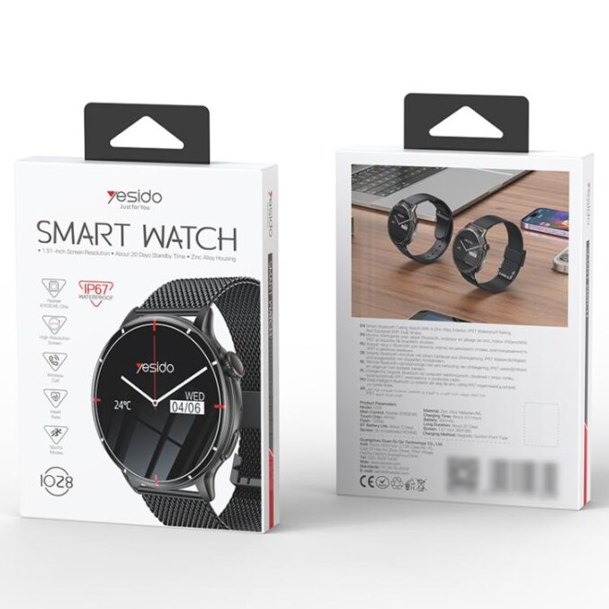 Smartklokke med 1,51'' skjerm, pulsmåling og Bluetooth-samtaler (IO28) - Bilde 2