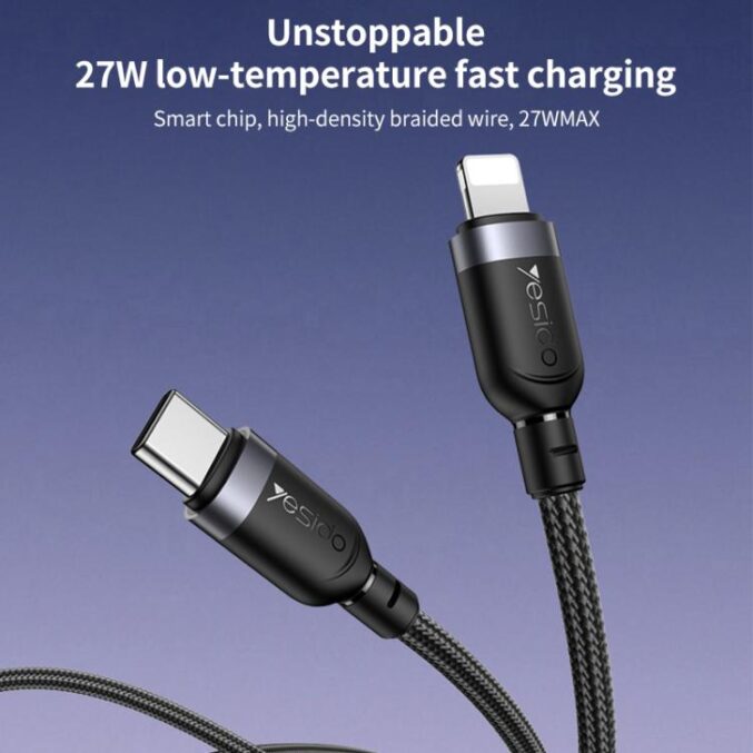 USB-C til Lightning hurtigladekabel 27W (0,3m til 3m) - Bilde 9