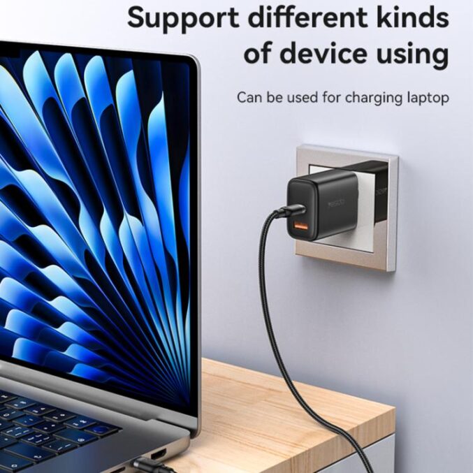 USB-C til USB-C hurtigladekabel 60W (0,3m til 3m) - Bilde 6