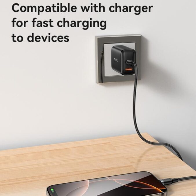 USB-C til USB-C hurtigladekabel 60W (0,3m til 3m) - Bilde 8