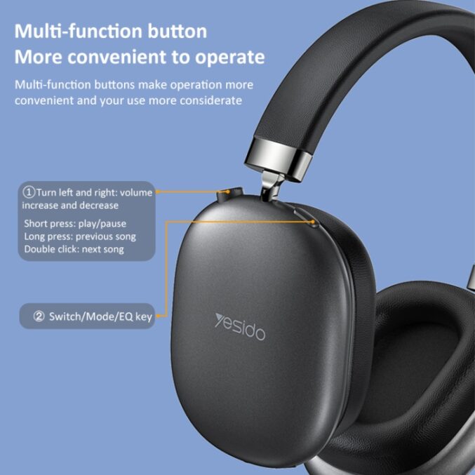 Trådløst over-ear headset med støydemping (EP05) - Bilde 5