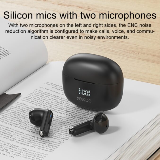 Bluetooth ørepropper med LED og støydemping (TWS19 ) - Bilde 9