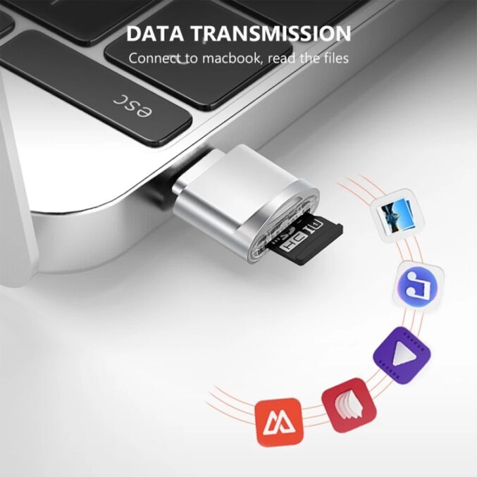 USB-C til Micro SD-kortleser – USB 3.1-adapter - Bilde 2