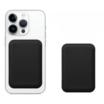 Silikon MagSafe kortholder - Sort