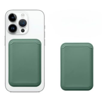 Silikon MagSafe kortholder - Grønn