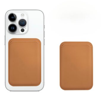 Silikon MagSafe kortholder - Brun