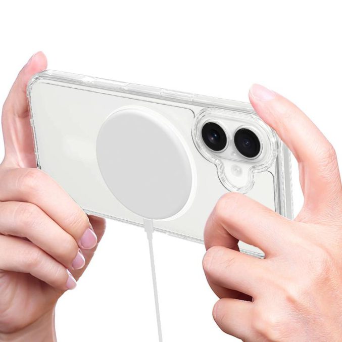 Klart deksel med MagSafe funksjon til iPhone 17 - Bilde 5