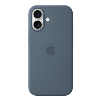 iPhone 17 Apple silikondeksel med MagSafe - Ankerblå