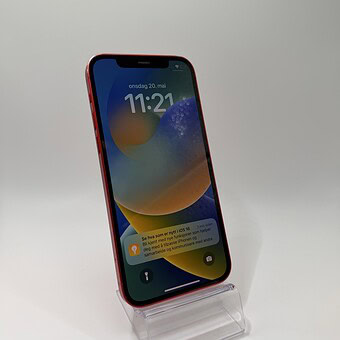 Auksjon #1022 – iPhone 12 256GB Rød – Godt brukt