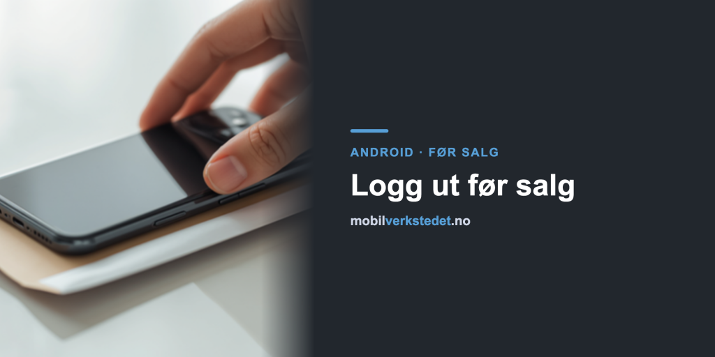 Telefon pakkes for innsending før salg