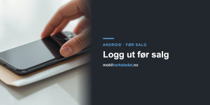 Telefon pakkes for innsending før salg