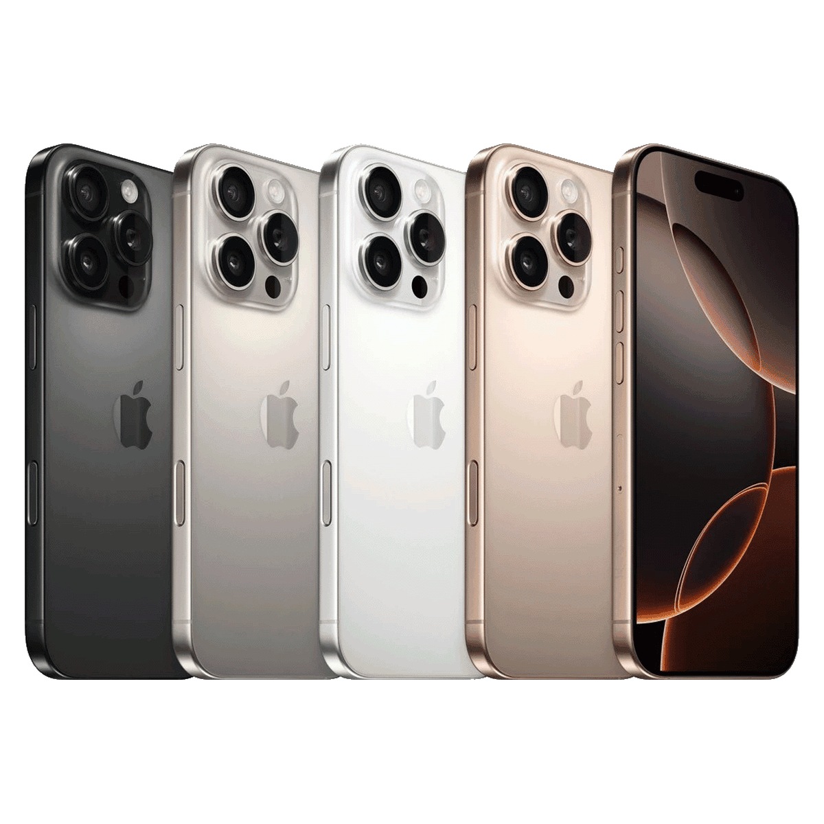 Apple iPhone 16 Pro Max i alle farger