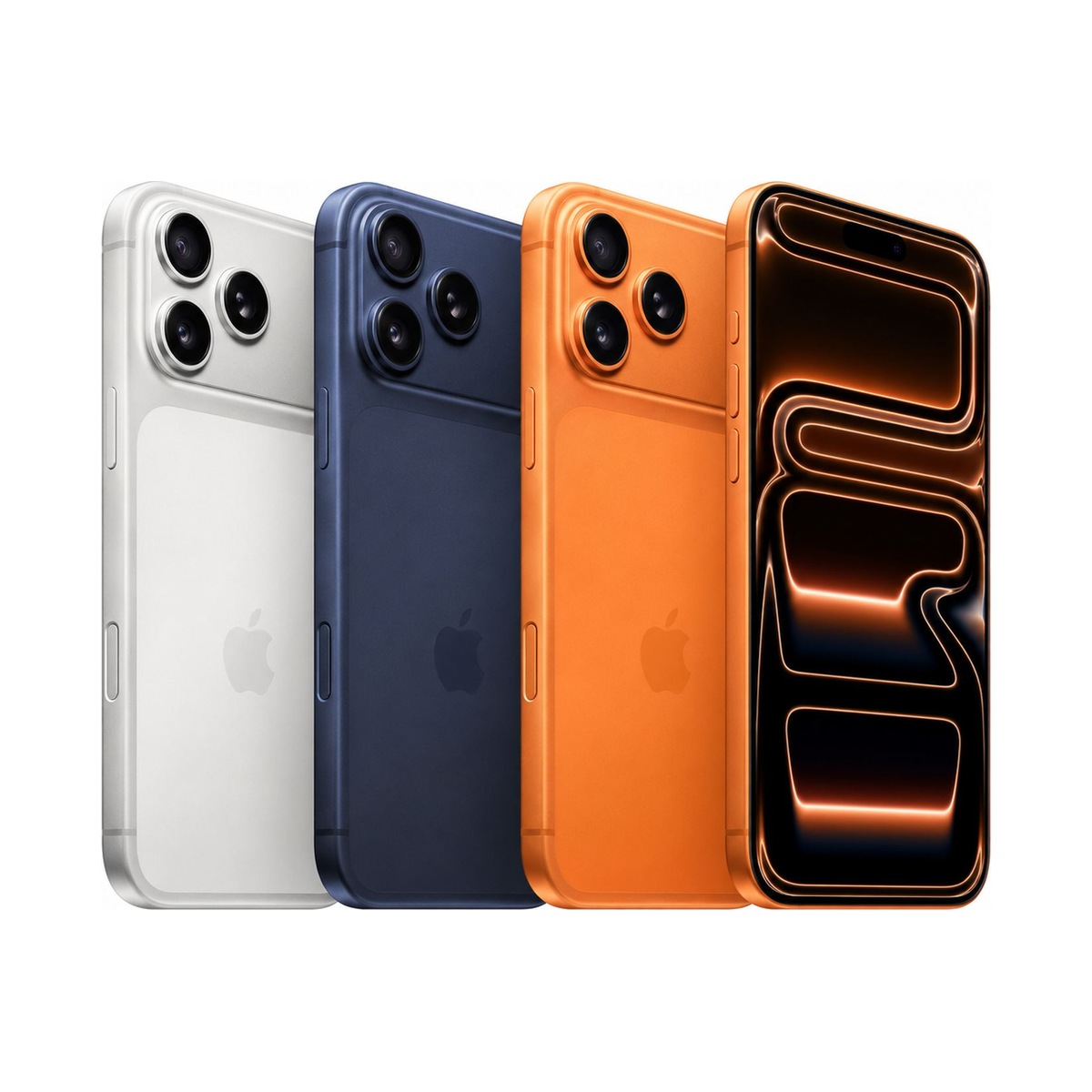 Apple iPhone 17 Pro Max i alle farger