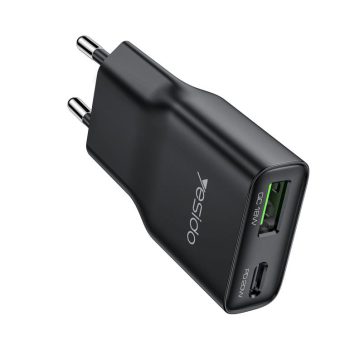 Hurtiglader 20W (EU) – Sort