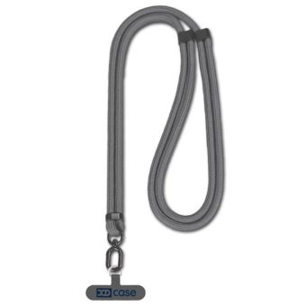 Justerbar crossbody mobilstropp – Grå