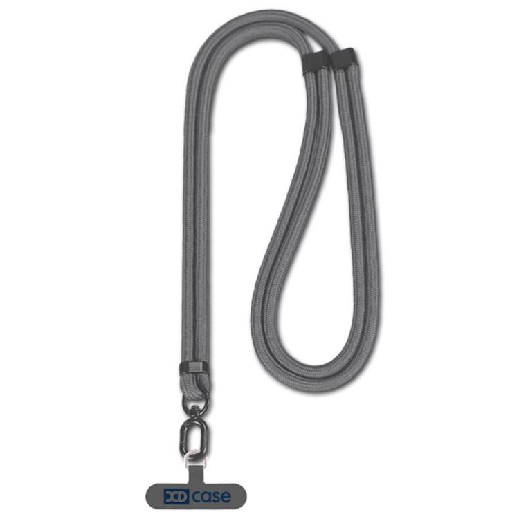 Justerbar crossbody mobilstropp – Grå
