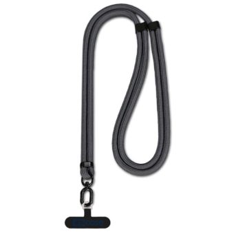 Justerbar crossbody mobilstropp – Sort