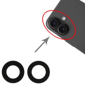 Kameraglass til iPhone 16 og 16 Plus