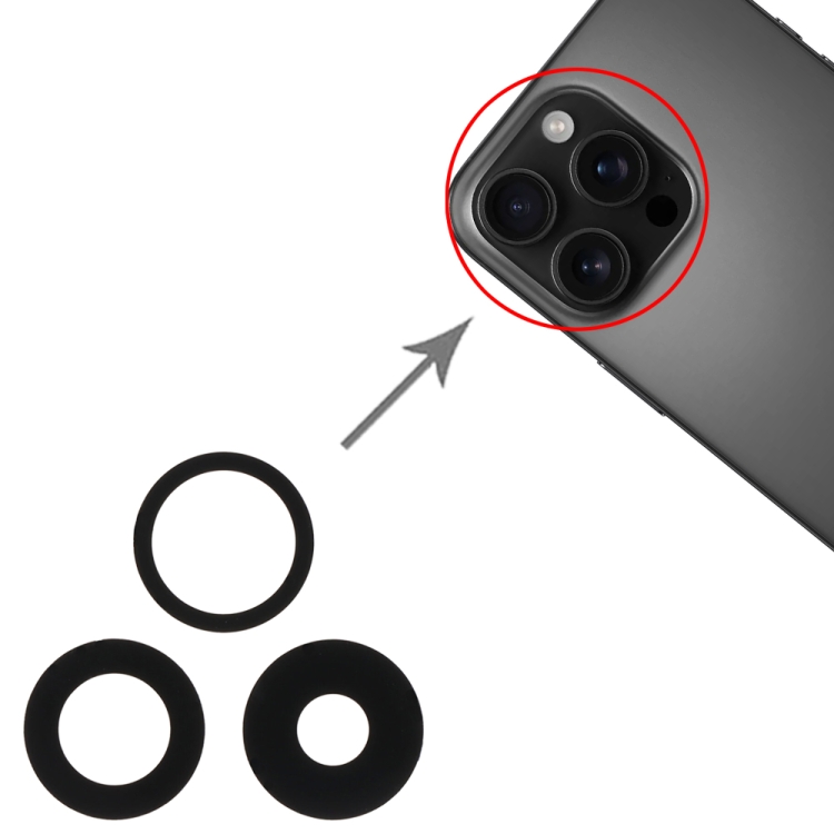 Kameraglass til iPhone 16 Pro og 16 Pro Max