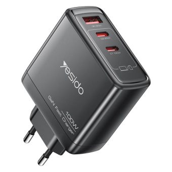 USB-C hurtiglader 100W 3 porter