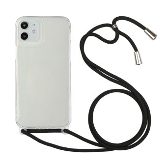 Deksel med nakkesnor for iPhone 12 Pro Max – sort snor