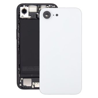 Bakglass med kameraglass til iPhone 17e – Hvit