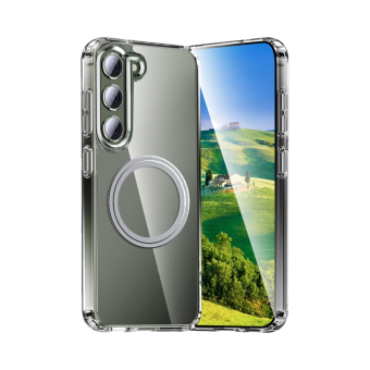 Klart deksel med magnetring til Samsung Galaxy S23 Plus
