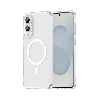 Klart deksel med magnetring til Samsung Galaxy S25 Edge