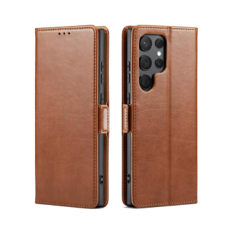 Lommebok i PU-lær for Samsung Galaxy S25 Ultra