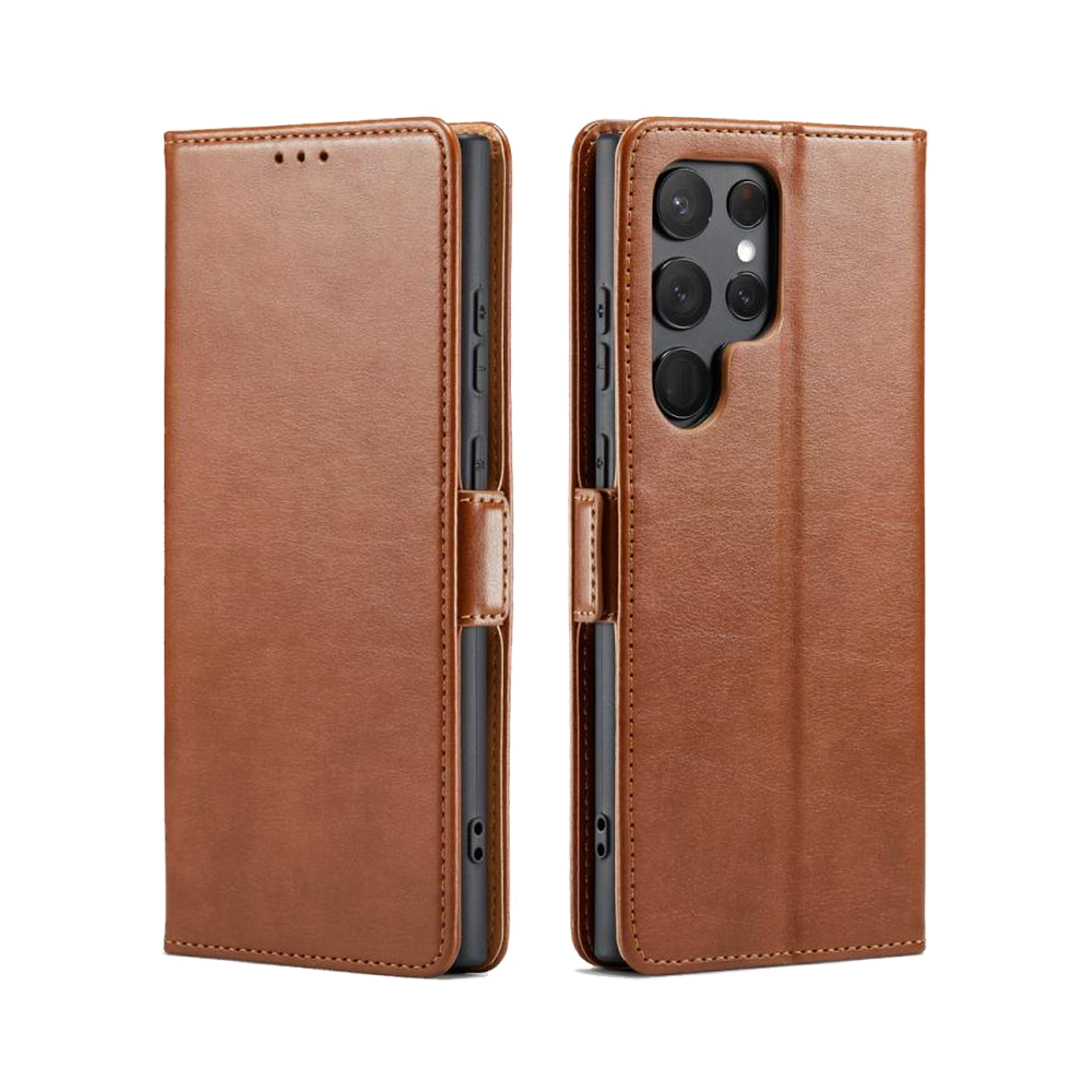 Lommebok i PU-lær for Samsung Galaxy S25 Ultra