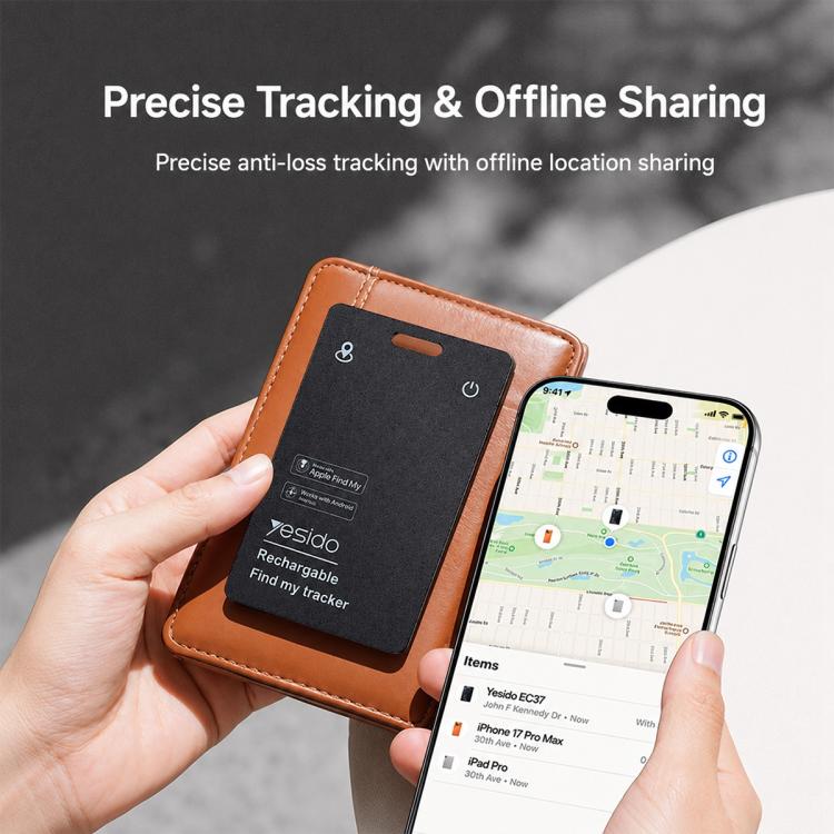 Sporingsbrikke i kortformat med Find My og Find Hub (EC37) – bilde 3