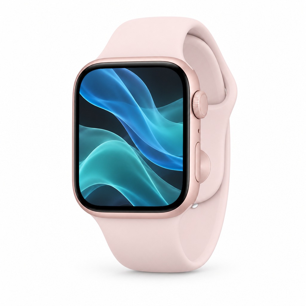 Brukt Watch Series 11 i rosegull, forfra