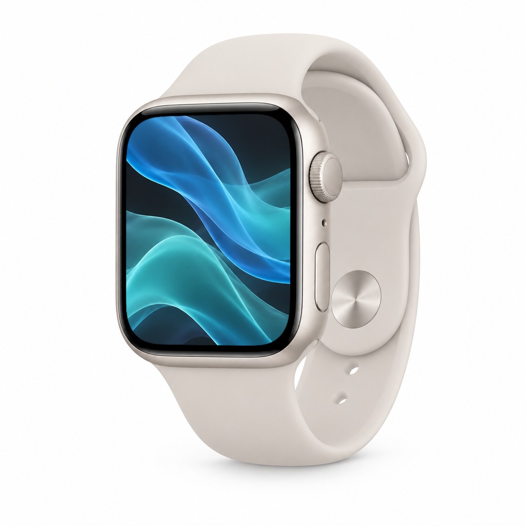Brukt Watch Series 8 i gull, forfra