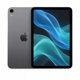 Brukt iPad Mini 8.3" 2021 6.gen - WiFi i grå, forside og bakside