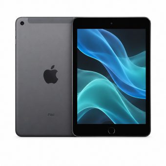 Brukt iPad Mini 7.9" 2015 4.gen - WiFi + Cellular i grå, forside og bakside