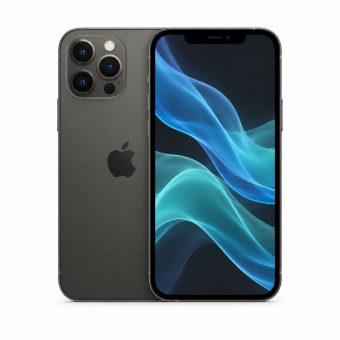 Brukt iPhone 12 Pro i grafitt, forside og bakside