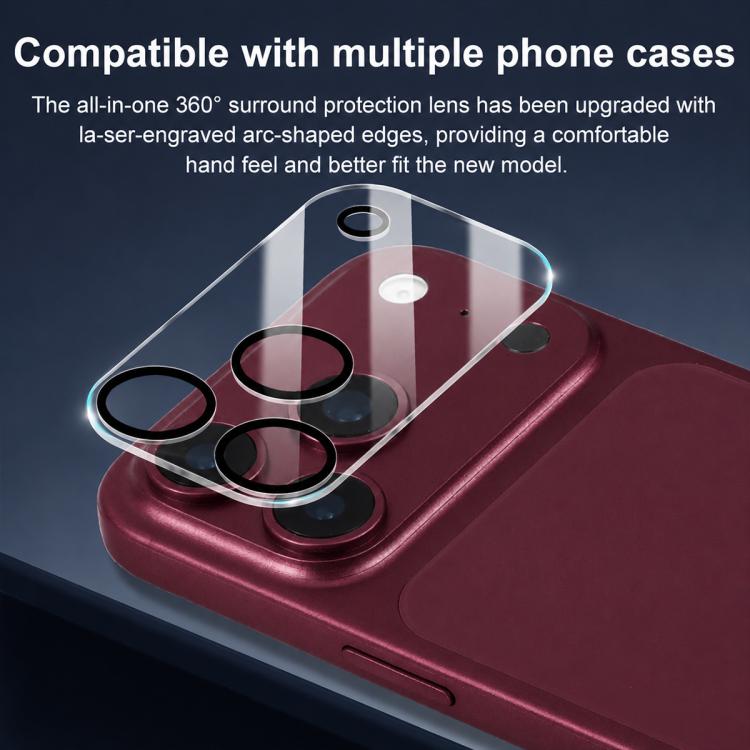 Kamerabeskyttelse i herdet glass til iPhone 18 Pro Max – detalj