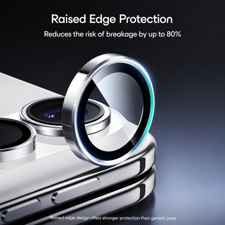 Linsebeskyttelse med metallring til iPhone Duo