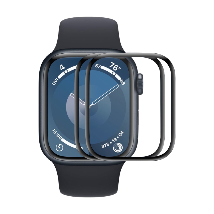 Skjermbeskytter 3D, 2 stk, til Apple Watch Serie 10 og 11 (42 mm)